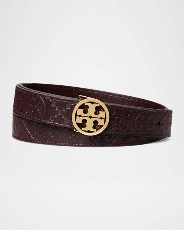 Miller T-Monogram Leather Belt